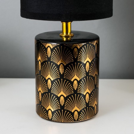 Highway lamp 16562/1BK E14 40W Black-gold 13x13x27 cm Risalux-3