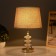 Martina table lamp E27 40W gold 20x20x40 cm Risalux