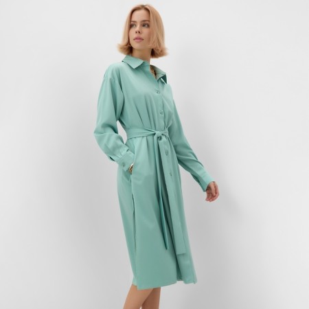 Women's dress Minaku: Casual Collection, green color, size 52-4