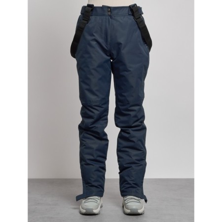 Semi-combinezone ski insulated female winter, size 46, dark blue color-6