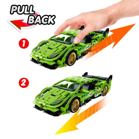 Designer Racing machine GAO BO LE MECHANICAL MASTER, Inertia, 457 parts, 6+-3