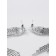 Hanging earrings with rhinestones "Eternal radiance" Medusa, white color in silver