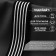 The gum is woven, soft, 40 mm, 4.5 ± 1 m, black/white color