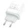 Network charger Hoco C104A, 1 Type-C, 20 W, PD + Qc, White