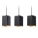 Suspended lamp with a replaceable lamp Ambrella Light, Techno, TN5141, E27, Black Color