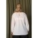 Female blouse, size 52, white color