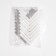 Box for storing a retractable share, 31 × 20 × 11 cm, white color