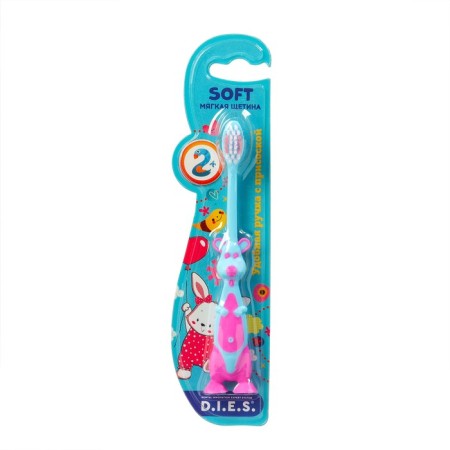 Toothbrush for children in the form of a mouse D.I.E.S. 2+, 1 pc