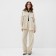 Women's blouse Minaku: Velvet Collection Milk color, river 48