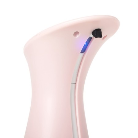 Dispenter for soap touch Umbra OTTO, 255 ml, pink color-3