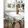 The tablecloth on the table "Bilateral Christmas design", Round, Saten, D = 150 cm
