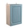 Cabinet of hinged country 500x300x720 oak milk/blue