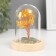 Souvenir "Cash tree in a flask" yellow 36 stones 7.8x7.8x10 cm
