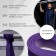 Espander multifunctional tape onlytop, 208x3.2x0.5 cm, 15-40 kg, purple color