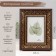 Photo frame plastic 10x15 cm "Greece" brown with gold 16.5x21.5 cm