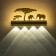 Sconces "Elephants" LED 4000K 12W gold 38x20x4cm