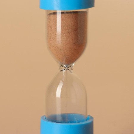 Sanding clock desktop for 2 minutes, H -12 cm, D - 4.4 cm, package package, mix-3