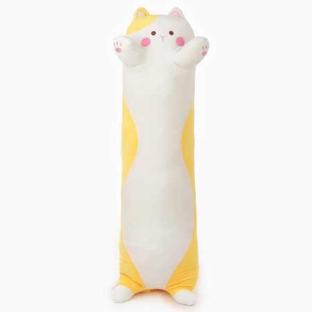 Skill of a soft toy "cat", 110 cm, yellow color-8