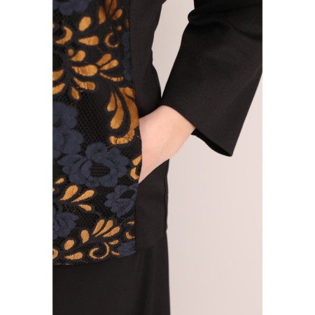 Female jacket, size 46, black color-13
