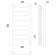 Terminus heated towel rail "Aurora" P8, 400x850 mm, chrome