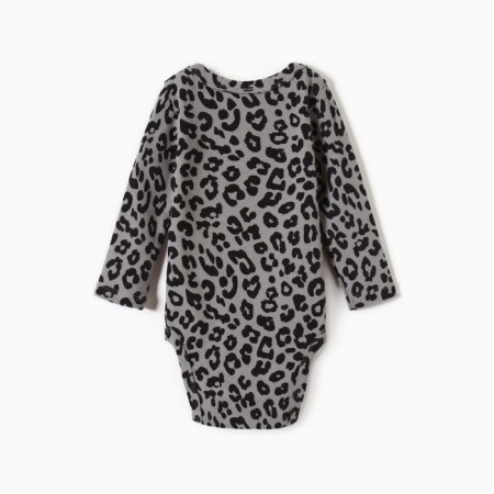 Body with DL. Sleeve Baby I Trendy Grey, height 62-68 cm-4
