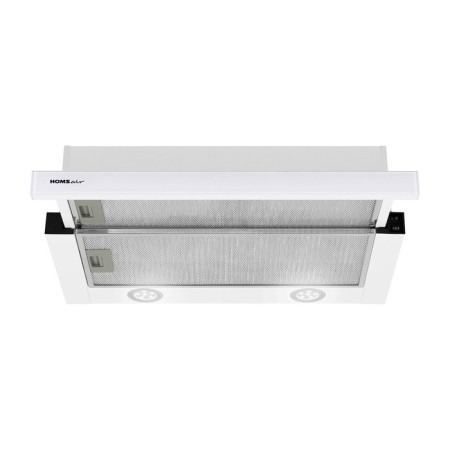 Kitchen hood Homsair Flat 60 Glass, 20 m2, 2 modes, white-3