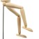 Wooden model - 41 cm person