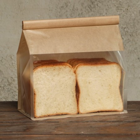 Paper Craft package, with a window, a rectangular bottom, 22 x 11 x 28 cm-1