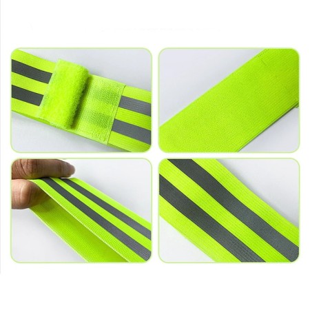 The bandage is a chopped reflective, elastic, on Velcro, 35 × 4.8 cm-5
