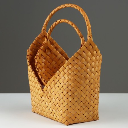 Set of wicker baskets, 21x12x10x26/35.5 cm, 16x9x7.5x20/28 cm, 2 pcs, sequoia-1