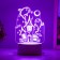 Light "Ghosts" LED white 11x9.5x15 cm Risalux
