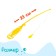 Magnetic fishing "Bright fish", 1 fishing rod, 5 fish, color mix