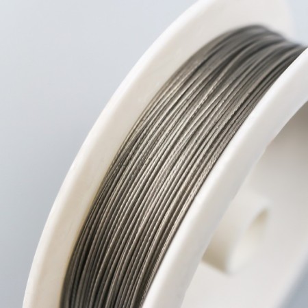 Wire for needlework D 0.45 mm 10m silver-2