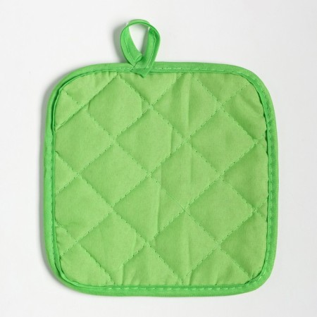 Kitchen set 2 objects of the “tropical” color color green: a severity 17x17 cm, mittens 25x16 cm, 100% p/e-4