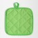 Kitchen set 2 objects of the “tropical” color color green: a severity 17x17 cm, mittens 25x16 cm, 100% p/e