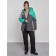Ski jacket female winter, size 52, green color