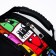 A backpack for carrying cats and dogs "eyes", transparent, 31 x 28 x 42 cm