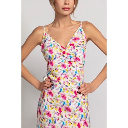 Sarafan female, size 44, white color-1