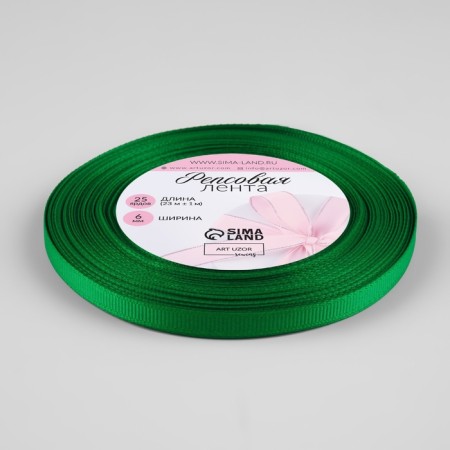 Republic tape, 6 mm, 23 ± 1 m, green color No. 19-1