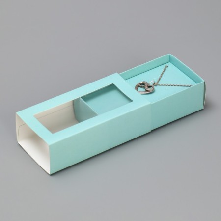 Jewelry box, packaging, Tiffany, 10 x 5 x 3 cm-5