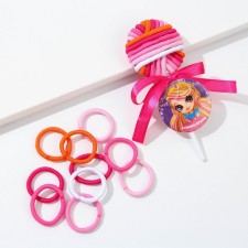A set of hair rubber bands 