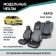Auto-Cherkhly for Skoda Rapid, 2012-2020, rear row 40/60, without armrest, eco-leather black