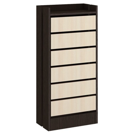 Yapt-1 shoe Jamaika, 450x270x1026, wenge/oak milk