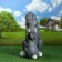 Garden figure "Zaichikha and Bunny" 34x36cm
