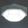 Svetlnik "Almazik" LED 20W 6000k white 51x51x7 cm