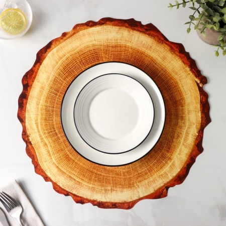 Serving napkin on the table "Snin", 38 × 39 cm, beige color-4