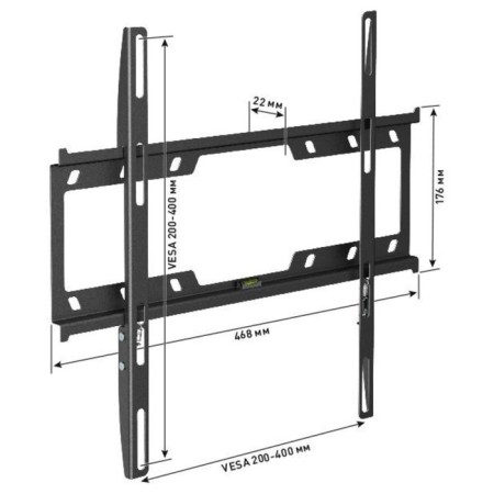 Holder F4614-B Black 32 "-55" Max.40kg, wall-mounted bracket-1
