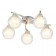 Ceating chandelier Citilux "Christie" CL152157, 54x54x19 cm, 5x75W, e27, gray color gray
