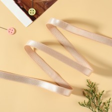 Glass for straps, shiny, 10 mm, 10 ± 0.5 m, beige color