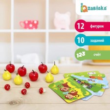 Account material “Funny tasks: mushrooms, apples, pears”, 12 pcs.